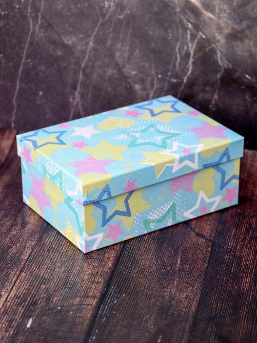 Набор подарочных коробок 3 в 1 «Stars and hearts», 18*12*7-21*14*8.5-23*16*9.5 