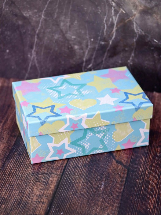 Набор подарочных коробок 3 в 1 «Stars and hearts», 18*12*7-21*14*8.5-23*16*9.5 