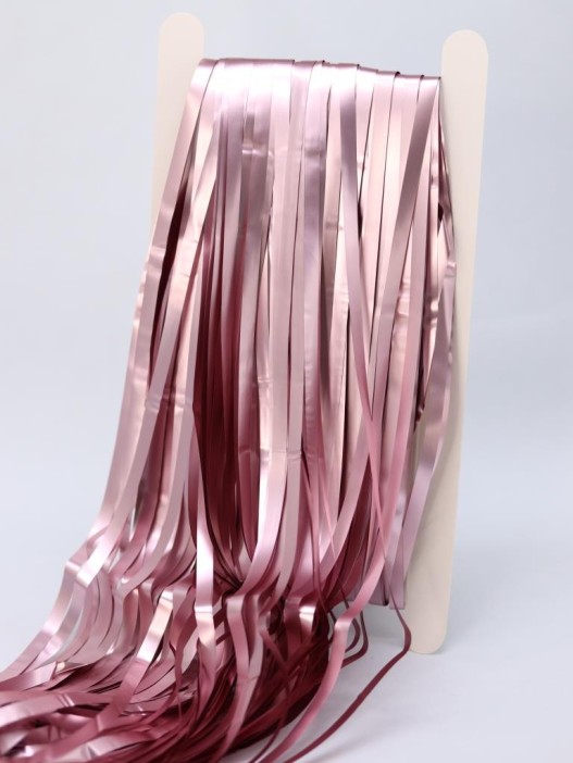 Праздничный занавес, дождик для фотозоны &quot;Gleaming rain&quot;, pink (100*200 см) 