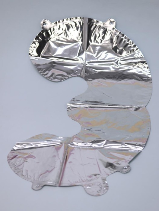 Шар фольгированный &quot;Milestone moments&quot; цифра 3, хром (40 см) 