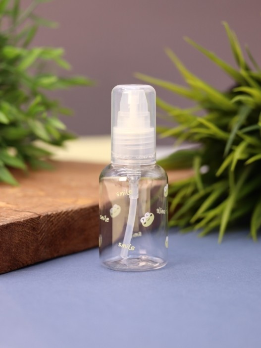 Дорожная бутылочка "Smile frog", yellow (50 ml) 