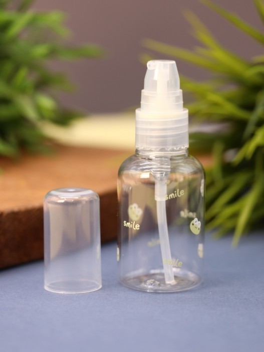 Дорожная бутылочка "Smile frog", yellow (50 ml) 