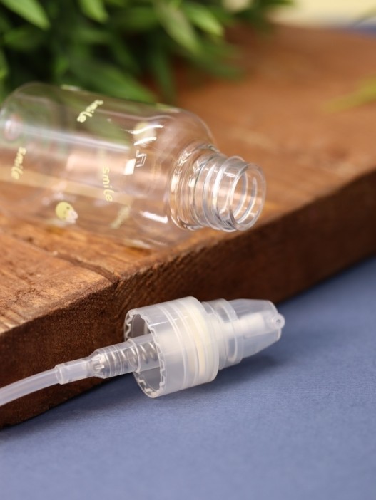 Дорожная бутылочка "Smile frog", yellow (50 ml) 