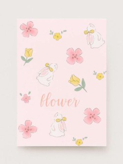 Зеркало "Flower bunny", pink