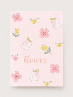 Зеркало "Flower bunny", pink