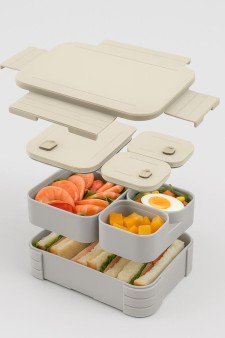 Ланчбокс "Multifunctional", grey (1100 мл)