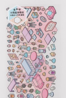 Наклейки для творчества румбокс "Кофейня", розовые