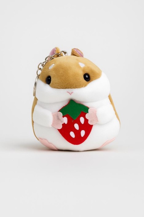 Плюшевый брелок "Candy hamster", brown (8 см) 