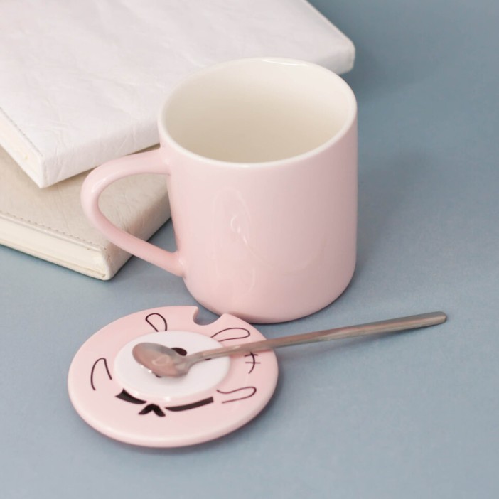 Кружка "Emotion hare", pink (345ml) 