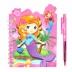 Блокнот с ручкой "Русалочка", микс, 8*12 см