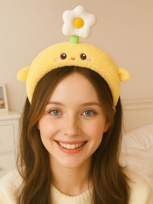 Плюшевый ободок GIRLY "Chick", yellow 