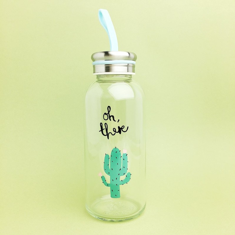 Бутылка &quot;Cactus/Flamingo&quot; green 