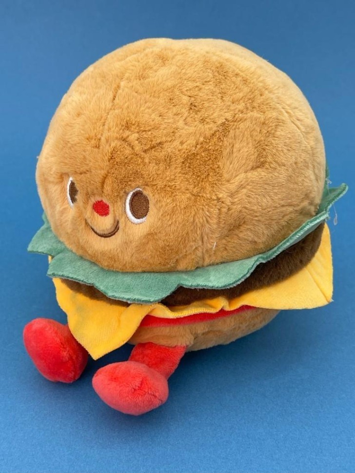 Мягкая игрушка "Эмоциональный гамбургер", микс, 15 см