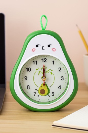 Часы-будильник "Avocado", green