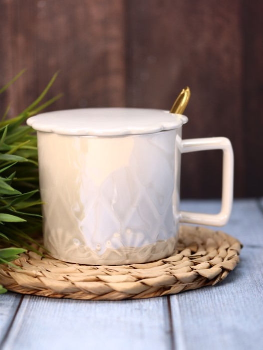 Кружка «Sparkle of pearls», white (300 ml) 