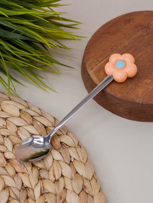 Ложка десертная &quot;Flower&quot;, orange 