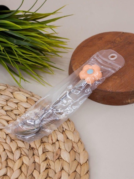 Ложка десертная &quot;Flower&quot;, orange 