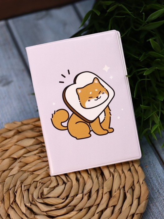 Обложка для паспорта Аниме «Shiba inu sandwich», плотность 600 мкм 