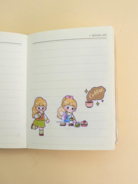 Наклейки "Утренняя рутина" 
