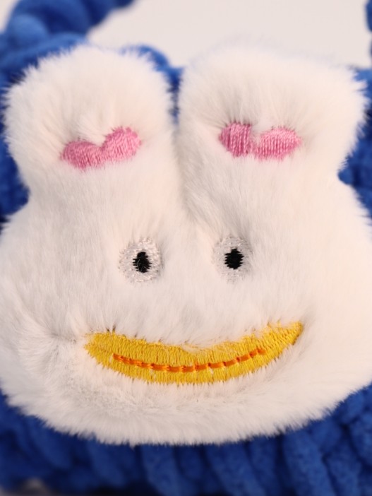 Сумочка для наушников &quot;Bunny&quot;, blue (11.5*9.5 см) 