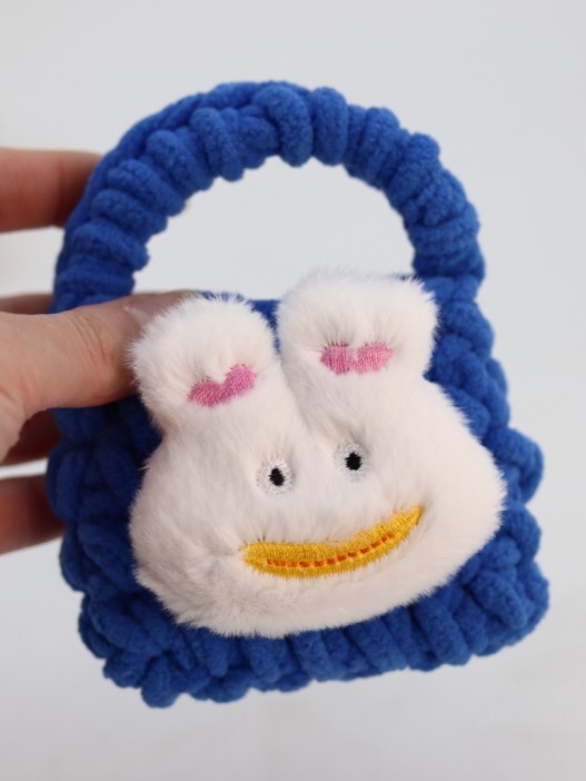 Сумочка для наушников &quot;Bunny&quot;, blue (11.5*9.5 см) 