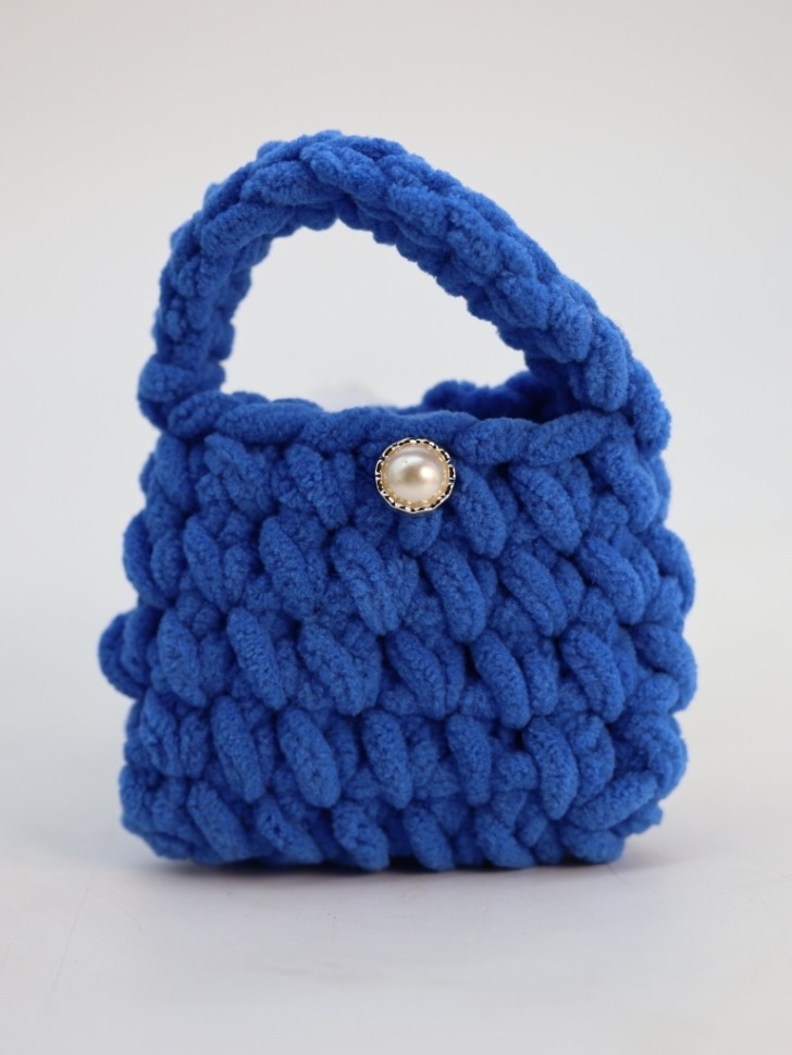Сумочка для наушников "Bunny", blue (11.5*9.5 см)