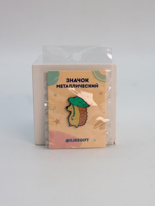 Значок &quot;Hedgehog leaf&quot; 