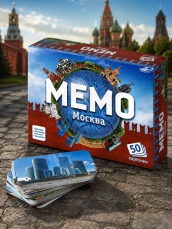 Мемо "Москва" (50 карточек)