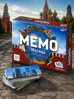 Мемо "Москва" (50 карточек)