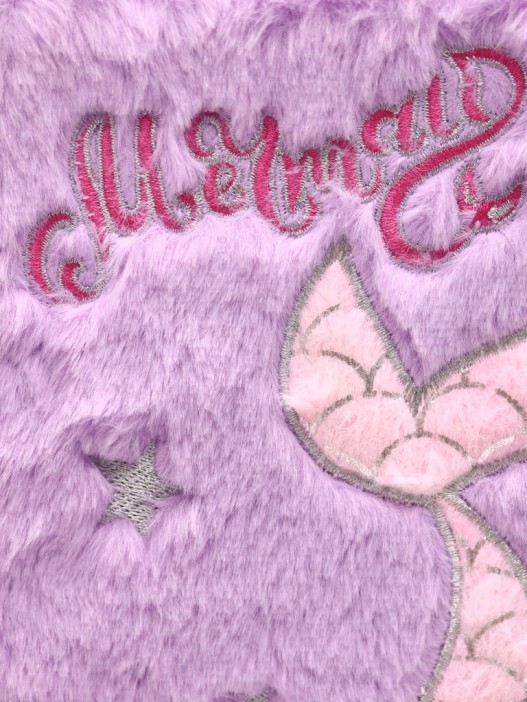 Блокнот плюшевый «Magic mermaid tail» (21,5*14,5 см) 