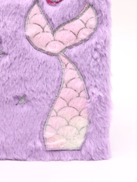 Блокнот плюшевый «Magic mermaid tail» (21,5*14,5 см) 