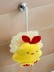 Мочалка - игрушка для душа &quot;Chick red bow&quot; 