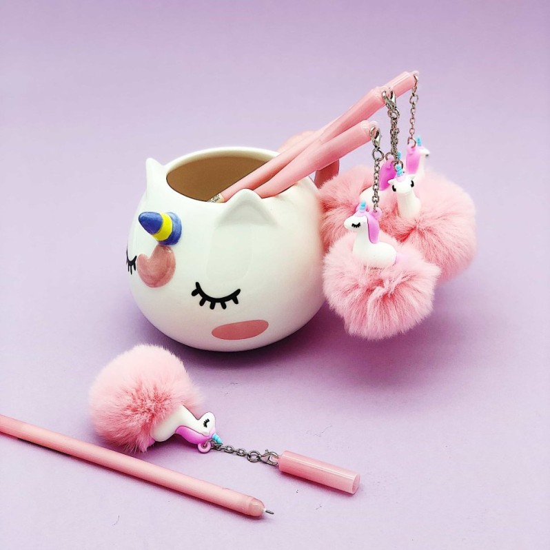 Ручка "Fluffy unicorn", mix color 