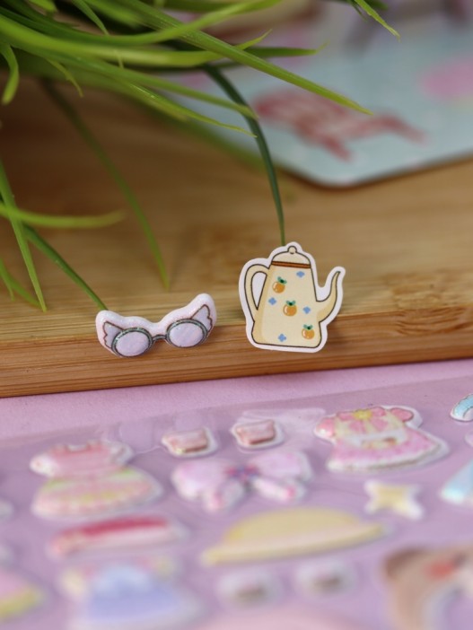 Наклейки &quot;Собери наряды для принцессы&quot;, кофе (21,5*21,5 см) 