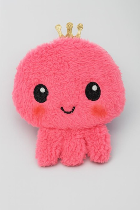 Кошелёк плюшевый &quot;Pink Octopus&quot;, pink (12*12 см) 