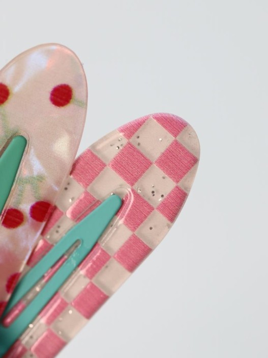 Набор заколок для волос GIRLY 2 шт. &quot;Cherry summer&quot;, red 