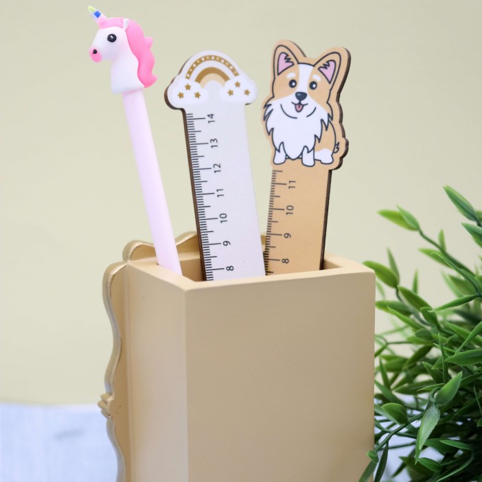 Подставка для канцелярских принадлежностей «Blue hat», beige 