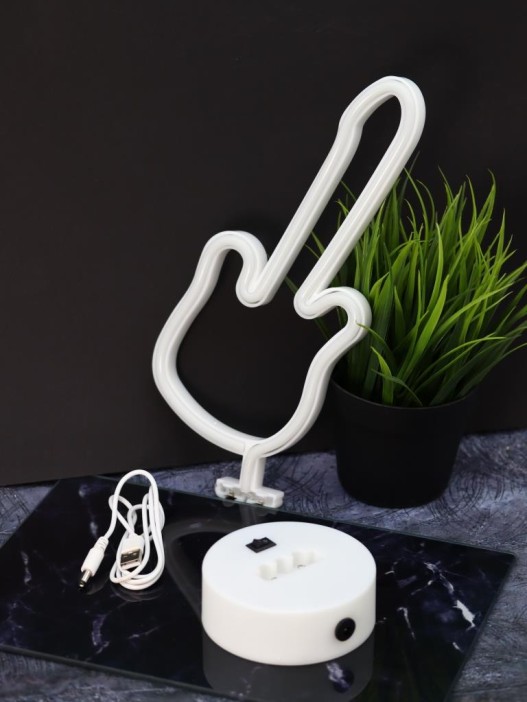 Неоновый LED ночник настольный &quot;Play guitar&quot;, тёплое свечение (14*30,5 см) 