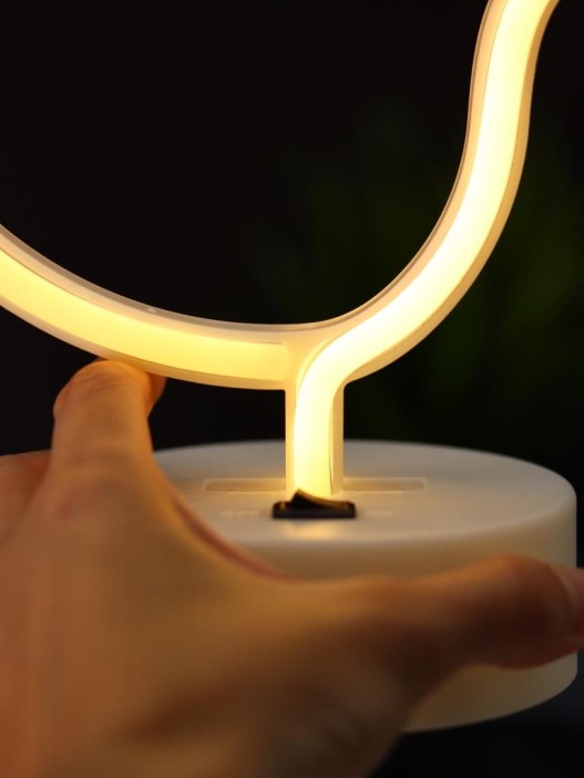 Неоновый LED ночник настольный &quot;Play guitar&quot;, тёплое свечение (14*30,5 см) 