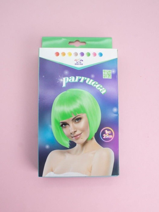 Парик карнавальный &quot;Fancy chic&quot;, green (25 см) 