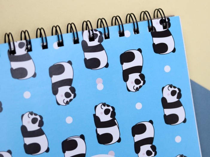 Скетчбук &quot;Panda&quot; 18х25 см, внутренний блок 100гр 