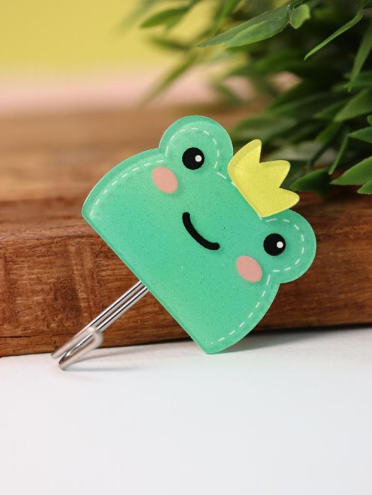 Крючок на липучке «Frog», green 