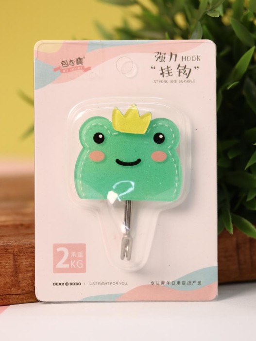 Крючок на липучке «Frog», green 