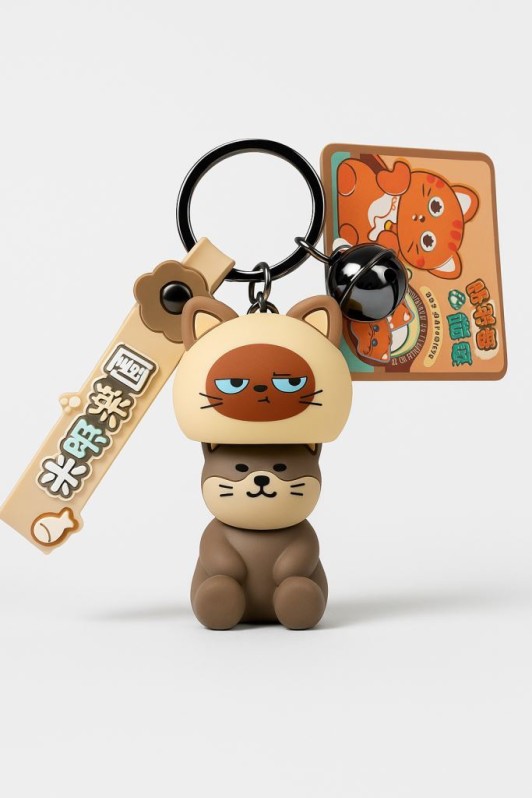 Брелок «Pretend to be a cat», brown 
