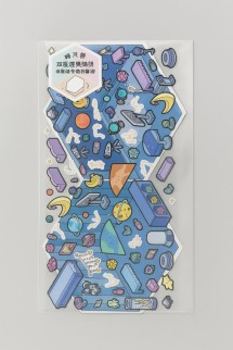 Наклейки для творчества румбокс "Астрономия", синие