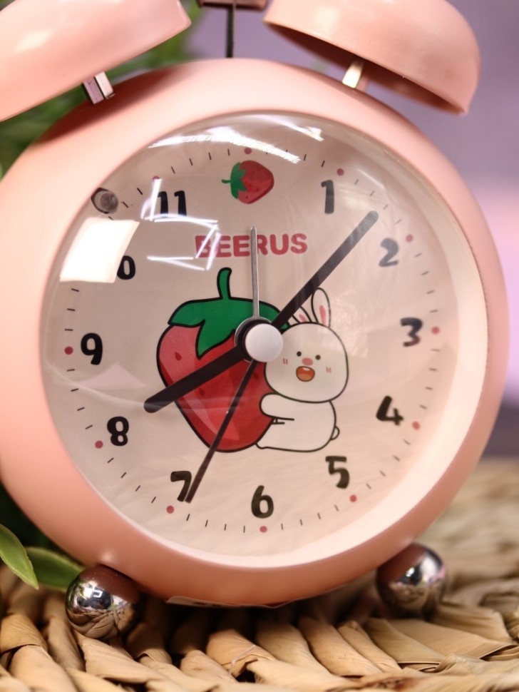 Часы-будильник «Fruity Friends», pink