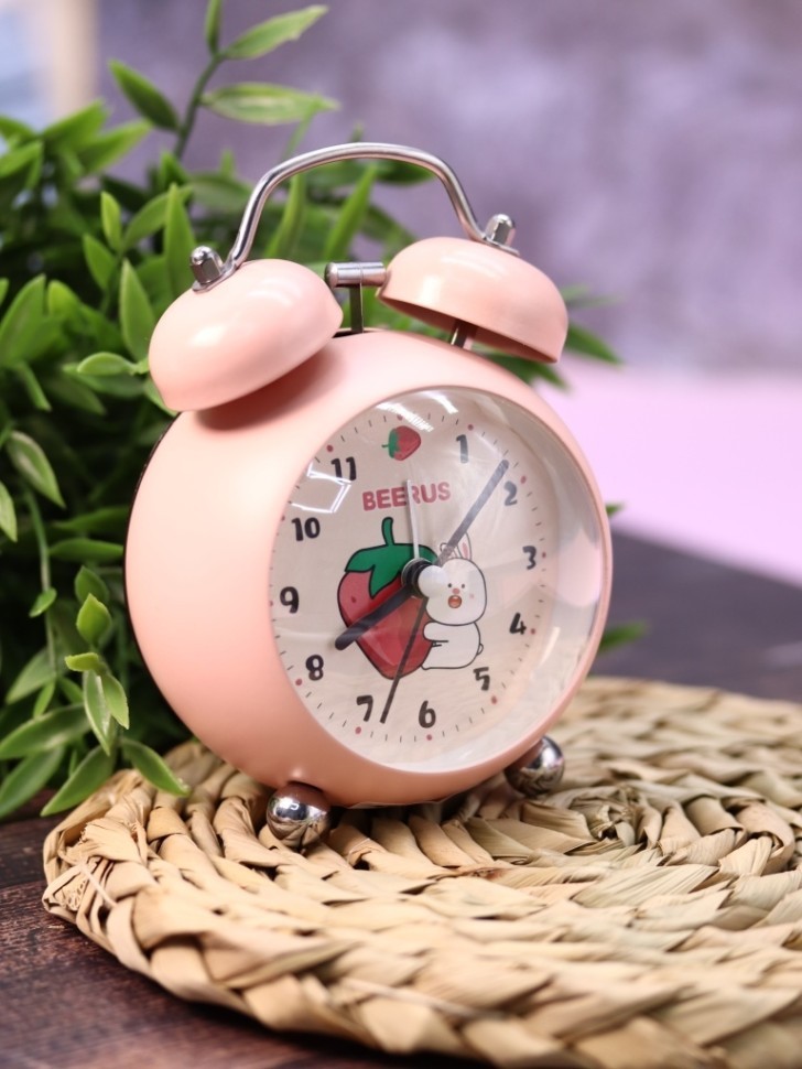 Часы-будильник «Fruity Friends», pink