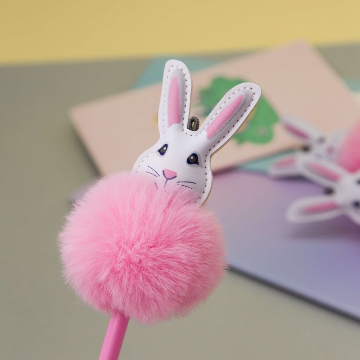 Ручка "Fluffy hare", шоу-бокс 16 шт. 