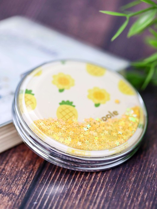 Зеркало &quot;Nice pineapple with flowers&quot;, yellow 