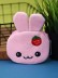 Кошелёк плюшевый &quot;Bunny with strawberries&quot;, pink (11*10 см) 